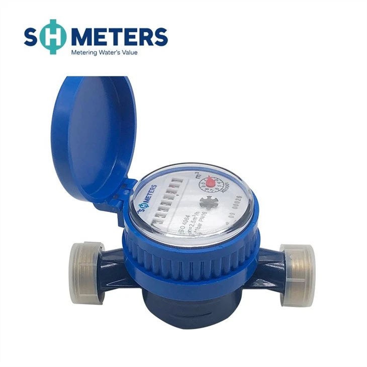 DN15-DN20 Brass Body Single Jet Cold Dry Dial Water Meter