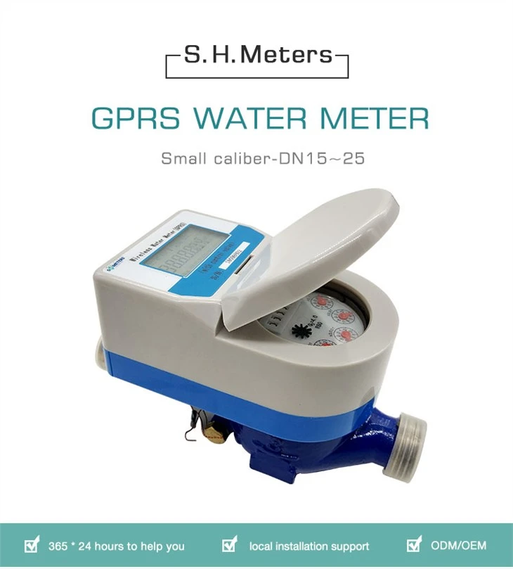 GPRS Wireless Remote Reading Water Meter fabrikasyon founisè