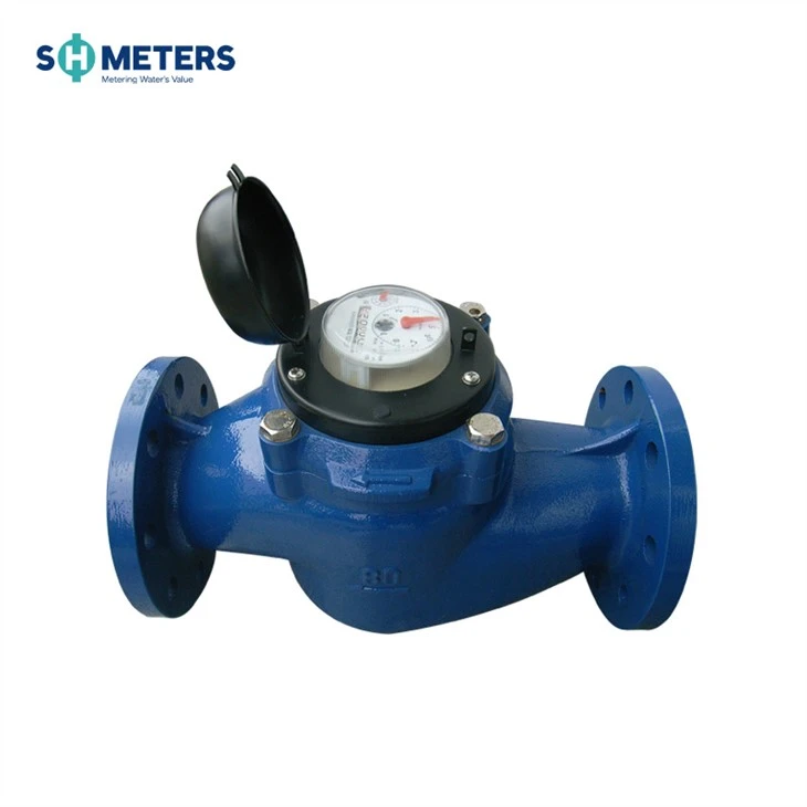 IP68 Mechanical Bulk Dlo Meter orizontal Iron Kalite Meter