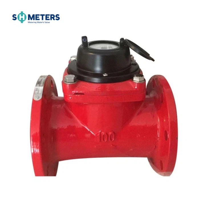 Industry Large Caliber Water Meter Woltman Hot Water Meter