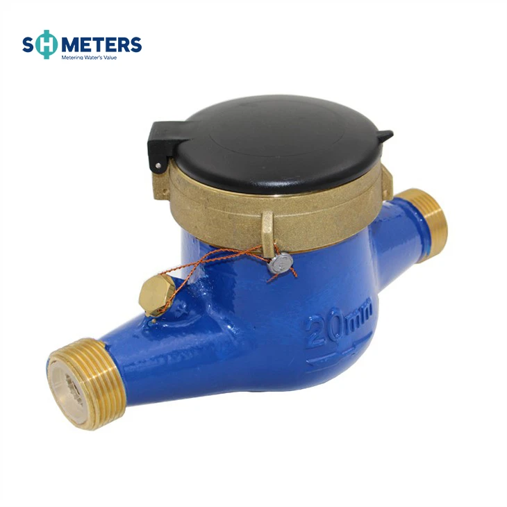 Multi Jet Plastic Cold Water Meter With Brass Thread Multi Jet Plastic Cold Water Meter With Brass Thread