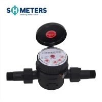 Single Jet Sèk Kalite Transmisyon Domestik Dlo Meter