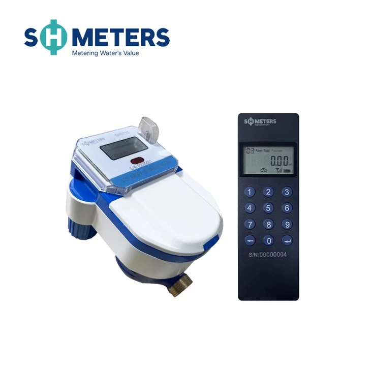 Split Keypad Wireless Reading Device Sts Water Meter For Residential